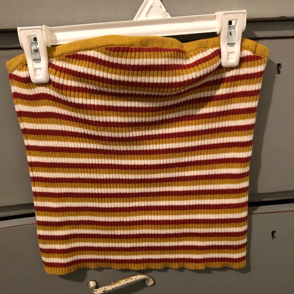 Stripped American Eagle Tube Top